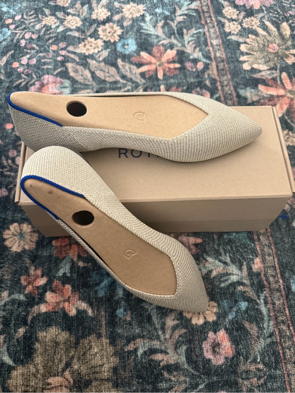 Rothy’s the point II color diamond twill